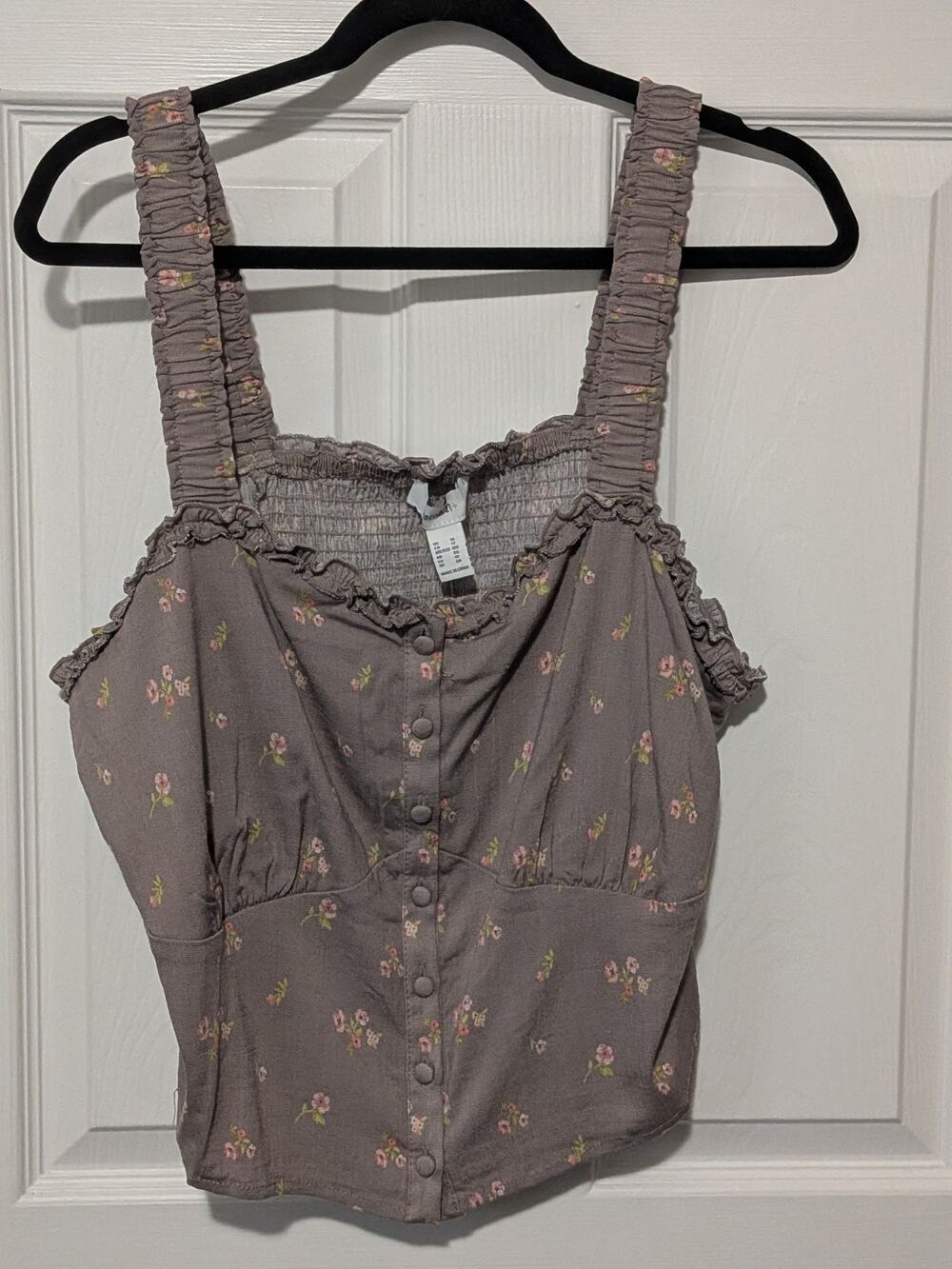 Forever 21 Plus Size NWT Cottagecore Floral Corset Style Tank Top 1X